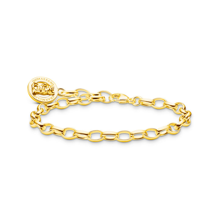 Thomas Sabo Gold Plated Sterling Silver Haribo Belcher 17cm Bracelet
