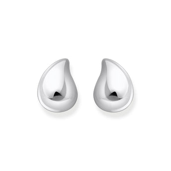 Thomas Sabo Sterling Silver Bold Large Organic Drop Stud Earrings