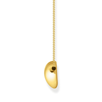 Thomas Sabo Gold Plated Sterling Silver Bold Heart Pendant On 40-45cm Chain