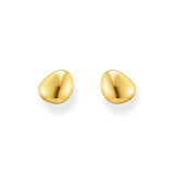 Thomas Sabo Gold Plated Sterling Silver Essential Organic Stud Earrings