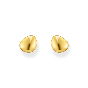 Thomas Sabo Gold Plated Sterling Silver Essential Organic Stud Earrings