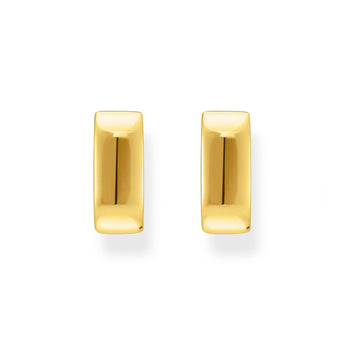 Thomas Sabo Gold Plated Sterling Silver Essential Angular 13mm Hoop Earrings