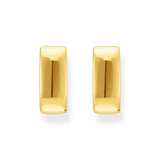 Thomas Sabo Gold Plated Sterling Silver Essential Angular 16mm Hoop Earrings