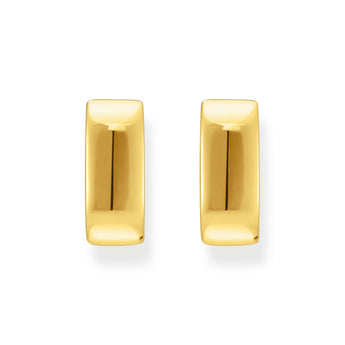Thomas Sabo Gold Plated Sterling Silver Essential Angular 16mm Hoop Earrings