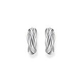 Thomas Sabo Sterling Silver Essential Twisted 20mm Hoop Earrings
