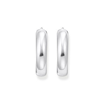 Thomas Sabo Sterling Silver Essential Chunky 34mm Hoop Earrings