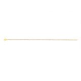 Sterling Silver Gold Plated Cubic Zirconia 2.5mm Tennis 19cm Bracelet