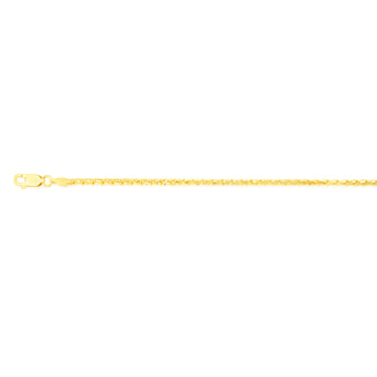 Sterling Silver Gold Plated Fancy 17.5+3cm Bracelet