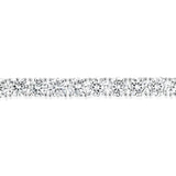 Sterling Silver 5mm Cubic Zirconia 19cm Tennis Bracelet