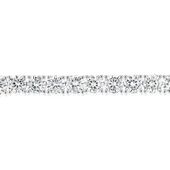 Sterling Silver 5mm Cubic Zirconia 19cm Tennis Bracelet