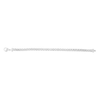 Sterling Silver Greek Design 500 Gauge Box 21cm Bracelet