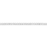 Sterling Silver Fancy 150Gauge Rounded 19cm Bracelet