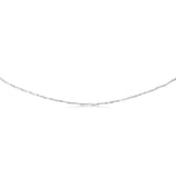 Sterling Silver Fancy 160 Gauge Twisted 45cm Chain