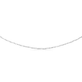 Sterling Silver Fancy 160 Gauge Twisted 45cm Chain