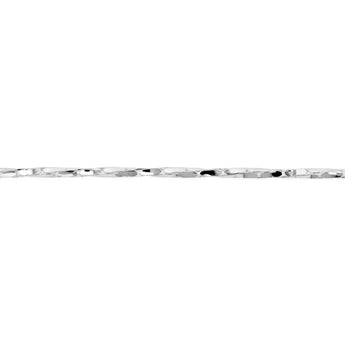 Sterling Silver Fancy 160 Gauge Twisted 19cm Bracelet