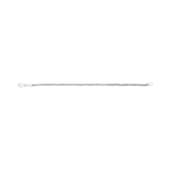 Sterling Silver Fancy Twisted 19cm Bracelet