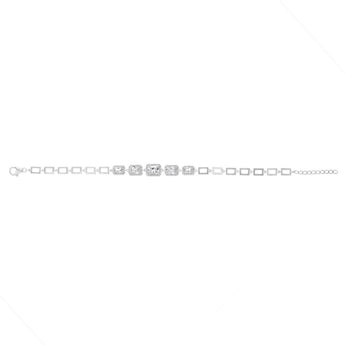 Sterling Silver Fancy Links 16+3cm Bracelet
