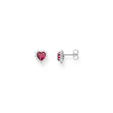 Thomas Sabo True Romance Red Heart Stud Earrings
