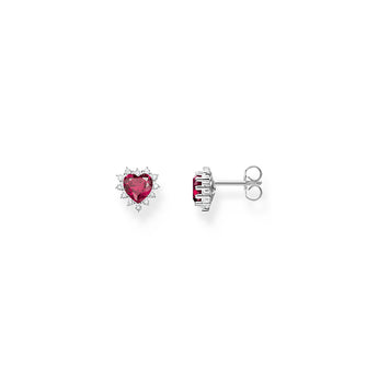 Thomas Sabo True Romance Red Heart Stud Earrings
