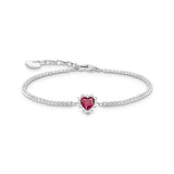 Thomas Sabo True Romance Red Heart Bracelet