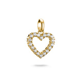 Thomas Sabo CC Connect Yellow Gold-Plated Open Heart CZ