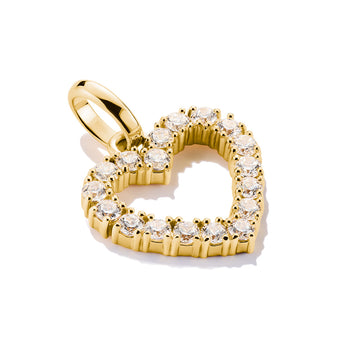 Thomas Sabo CC Connect Yellow Gold-Plated Open Heart CZ