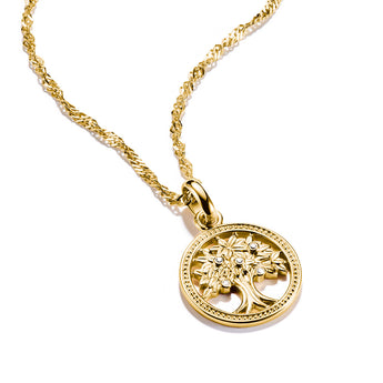 Thomas Sabo CC Connect Yellow Gold-Plated Tree of Love