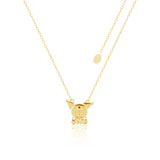 Sanrio Kuromi Yellow Gold Plated Sterling Silver Necklace