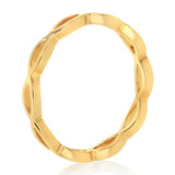 Sterling Silver Gold Plated Fancy Ring
