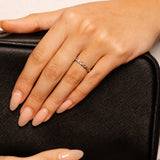 Sterling Silver Braided Ring with Plain Shank