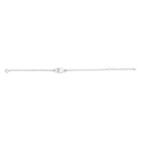 Engravable ID Adjustable 17cm Belcher Bracelet in Sterling Silver
