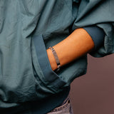 Engravable ID Rambo 20cm Bracelet in Sterling Silver