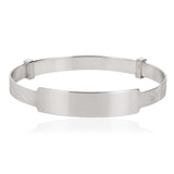 Engravable Baby Bangle in Sterling Silver