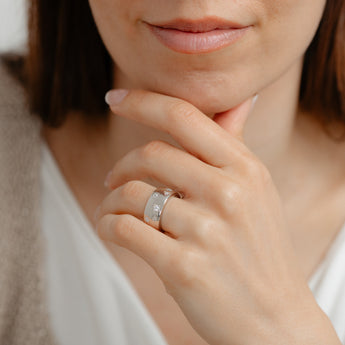 Sterling Silver Multi-Shape Cubic Zirconia Ring
