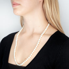 Load image into Gallery viewer, White Freshwater Strand 60cm Pearl Necklace
