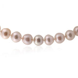 South Sea 14-16mm Pearl Strand with 14ct White Gold 0.18ct Diamond Set Clasp