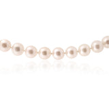 White South Sea 12-15mm Pearl Strand with 9ct Yellow Gold Satin Clasp