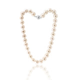 White South Sea 13-14mm Pearl Strand with 9ct White Gold Satin Clasp