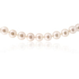 White South Sea 13-14mm Pearl Strand with 9ct White Gold Satin Clasp