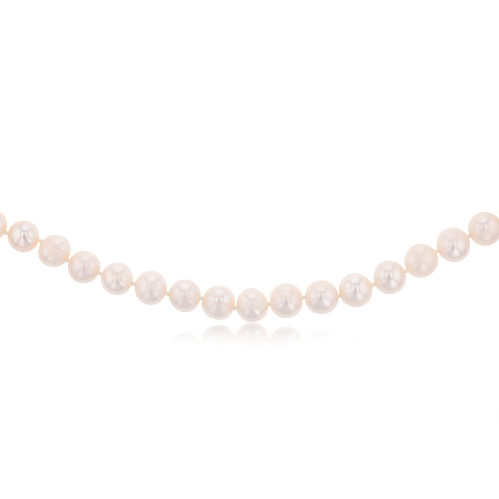 45cm Freshwater Pearl Strand with Silver Clasp