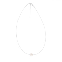 Load image into Gallery viewer, Sterling Silver 10-12mm White Fresh Water Pearl On Adjustable Choker Chain