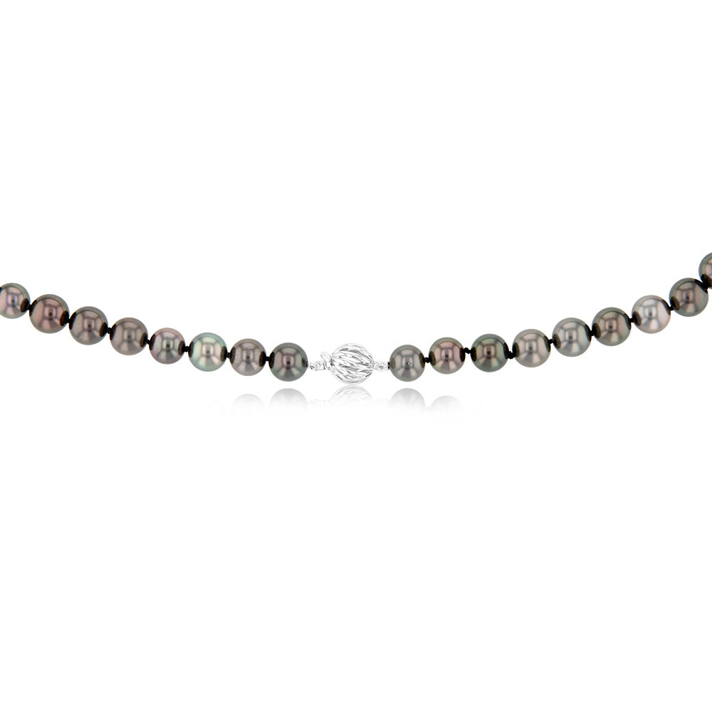 Tahitian 6-8mm Pearl Strand with 9ct White Gold Clasp