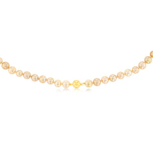 Load image into Gallery viewer, Golden Southsea 6-8mm Pearl Strand with 9ct Yellow Gold Clasp
