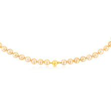 Load image into Gallery viewer, Golden Southsea 6-10mm Pearl Strand with 9ct Yellow Gold Clasp