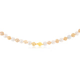 Golden and White South Sea 8-10mm Pearl Strand with 9ct Yellow Gold Clasp