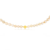 Golden South Sea 10mm Pearl Strand with 9ct Yellow Gold Clasp