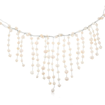 Natural Freshwater Baroque Pearl Necklace 40cm + 5cm Extender in Sterling Silver