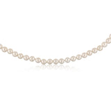 Mother of Pearl Graduated Necklace 48cm with Sterling Silver Clasp