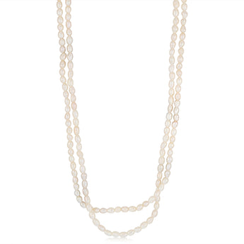 Freshwater Pearl Necklace 43cm with Sterling Silver Clasp