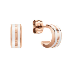 Load image into Gallery viewer, Daniel Wellington Rose Gold And Stainless Steel Two Tone Emalie Stud Earrings